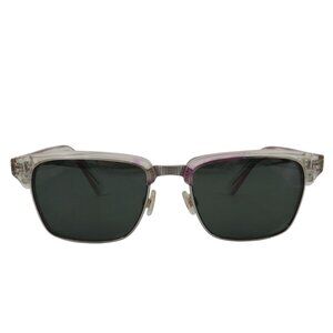 Maui Jim KAWIKA Clear Pink Silver Tone Accent Sunglasses Unisex MJ-257-05CR